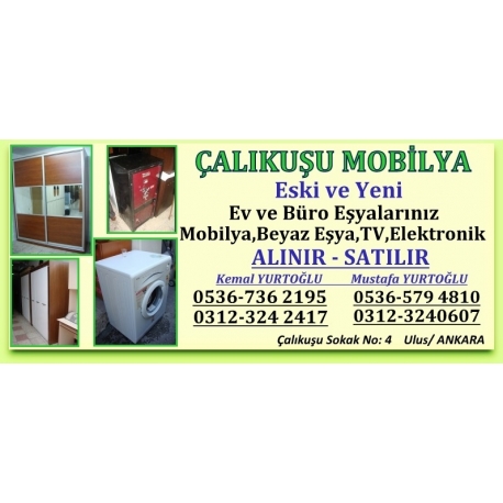 Kartvizit-Çalıkuşu Mobilya-Ankara İkinci El Ev Büro Eşyası Alan Satan Mağaza