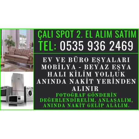 Kartvizit- Çalı Spot- Ankara İkinci El Ev ve Büro Eşyası, Mobilya, Beyaz Eşya Alan Satan Mağaza