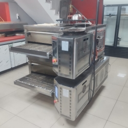 Çift Katlı Konveyörlü Pizza Fırını – Endüstriyel Pizza Fırını - 2.El - Karadeniz Ticaret