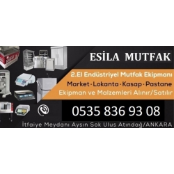 Kartvizit- ESİLA Mutfak Endüstriyel Ekipmanlar Market Lokanta Kasap Pastane Alım Satımı Yapan Mağaza