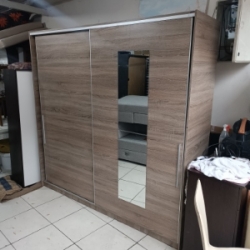 Adore Marka Aynalı S&uuml;rg&uuml; Kapak Gardrop | Yurtoğlu Mobilya Ankara