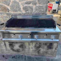 İkinci El Atalay Lavtaşlı Izgara - 3 Vanalı Sanayi Tipi | Esila End&uuml;striyel Mutfak