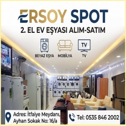 Kartvizit-Ersoy Spot İkinci El Eşya,İkinci El Ev ve B&uuml;ro Eşyası Alan Satan Mağaza