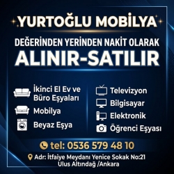 Kartvizit - Yurtoğlu Mobilya-2.El Ev Eşyası,B&uuml;ro Mobilya, Beyaz Eşya Alan Satan Mağaza
