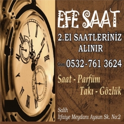 Kartvizit- Efe Saat -Ankara 2.el saat alan satan mağaza, ikinci el saat&ccedil;i